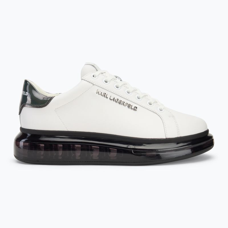 Vyriški batai KARL LAGERFELD Kapri Kushion white leather w/black 2