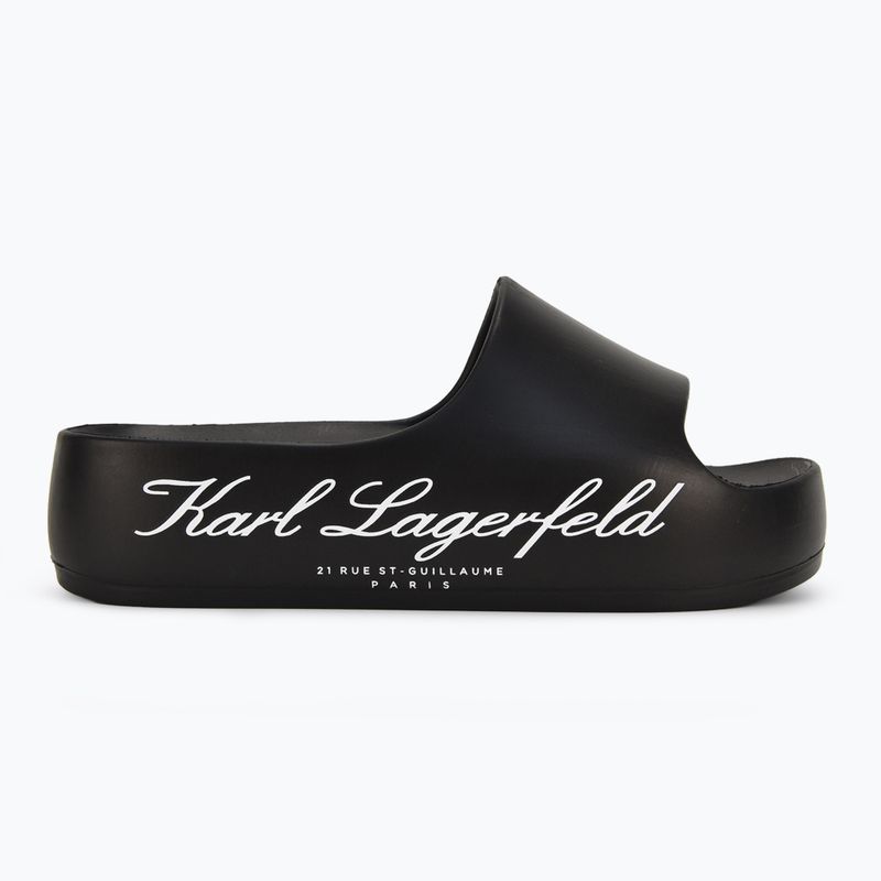 Moteriškos šlepetės KARL LAGERFELD Kobo II Hotel Logo black eco eva