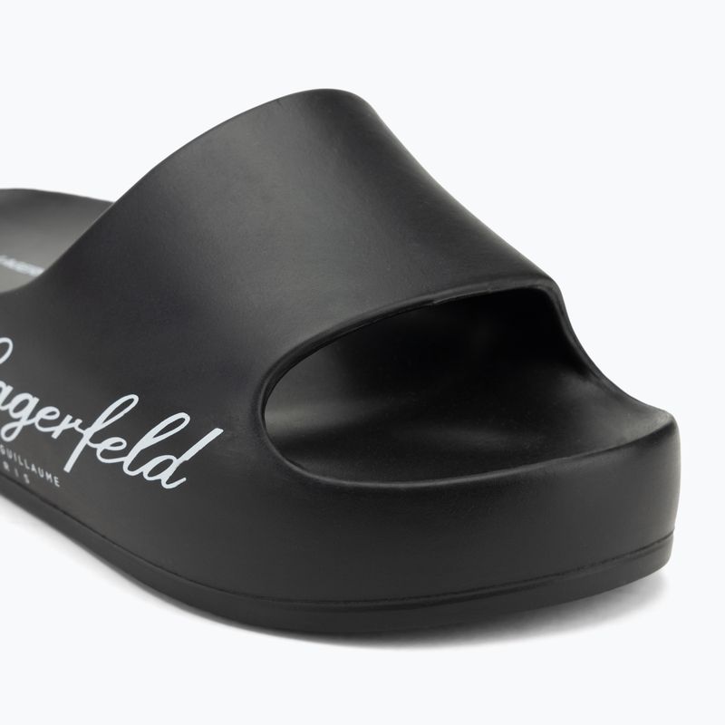 Moteriškos šlepetės KARL LAGERFELD Kobo II Hotel Logo black eco eva 7
