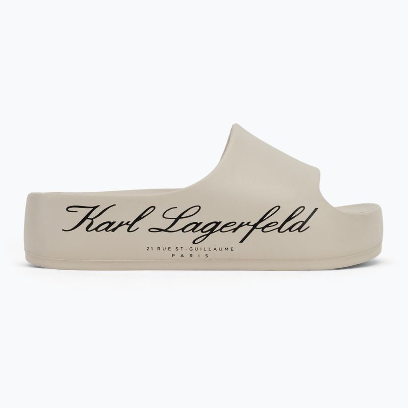 Moteriškos šlepetės KARL LAGERFELD Kobo II Hotel Logo off white eco eva 2