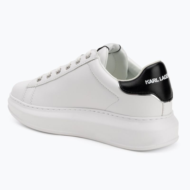Moteriški batai KARL LAGERFELD Kapri Nft Lo Lace white leather 3