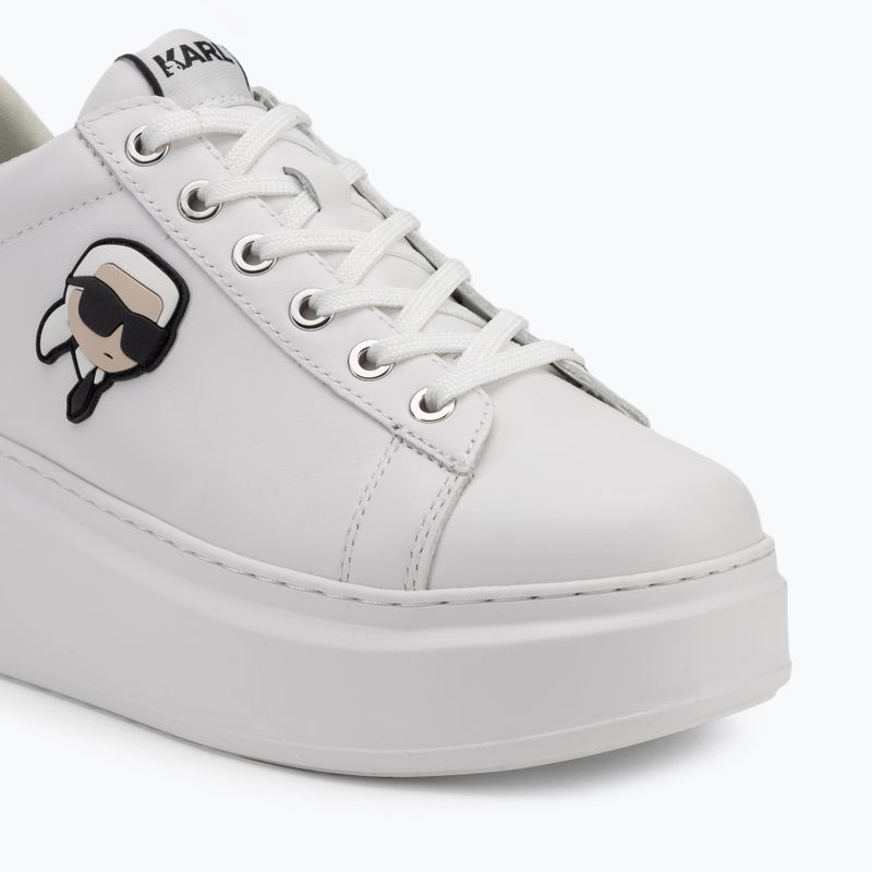 Moteriški batai KARL LAGERFELD Anakapri Nft white leather 7