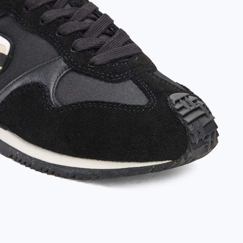 Moteriški batai KARL LAGERFELD Velocette Embro Nft black leather/textile 7