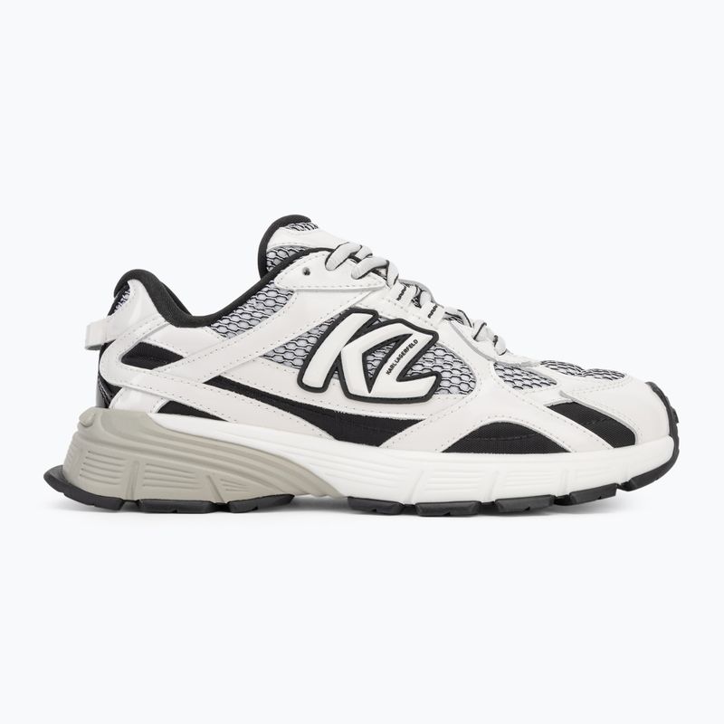 Moteriški batai KARL LAGERFELD Orion Sidetrim black leather/textile w/white 2