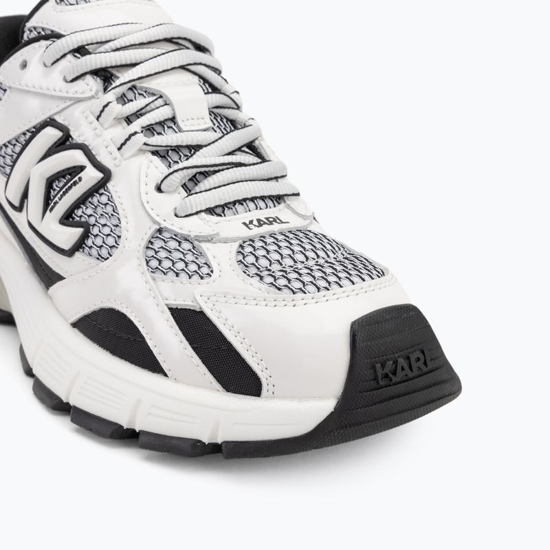 Moteriški batai KARL LAGERFELD Orion Sidetrim black leather/textile w/white 7