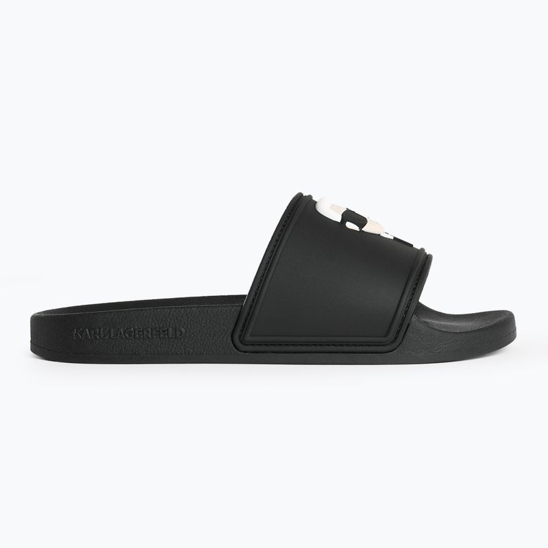 Moteriškos šlepetės KARL LAGERFELD Kondo 2.0 NFT black rubber