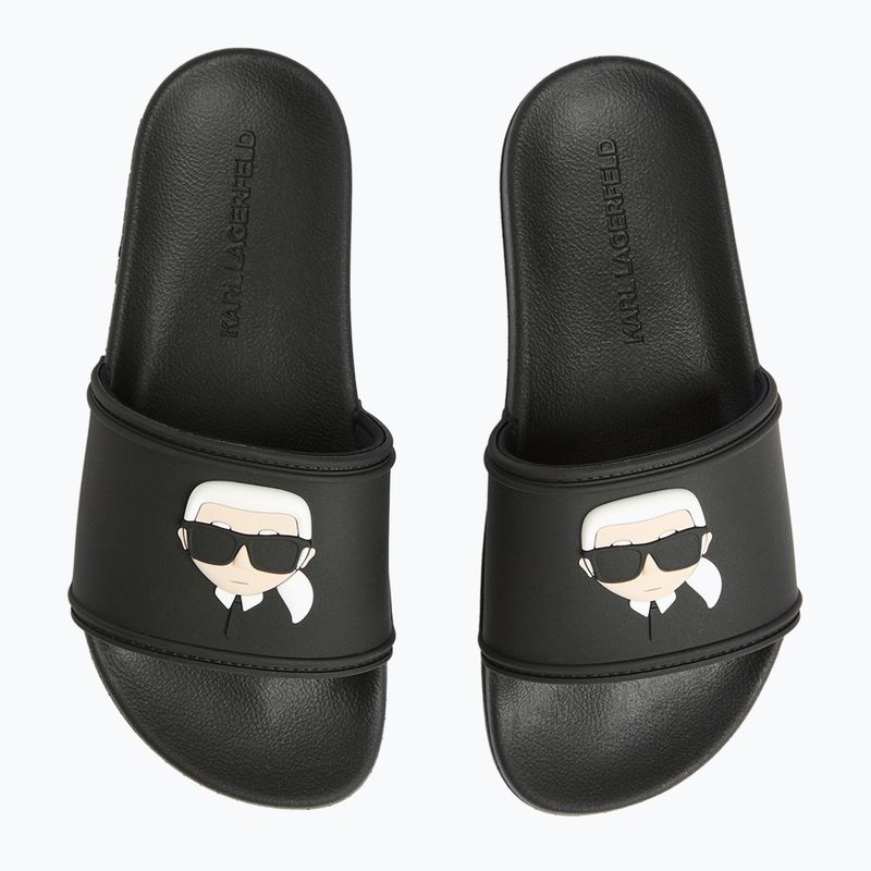 Moteriškos šlepetės KARL LAGERFELD Kondo 2.0 NFT black rubber 4