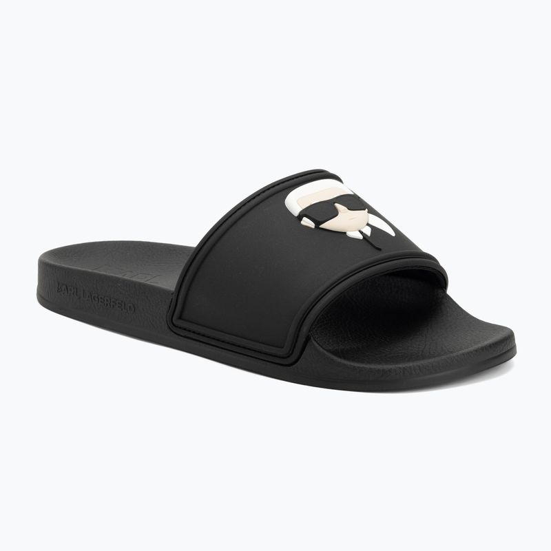 Moteriškos šlepetės KARL LAGERFELD Kondo 2.0 NFT black rubber
