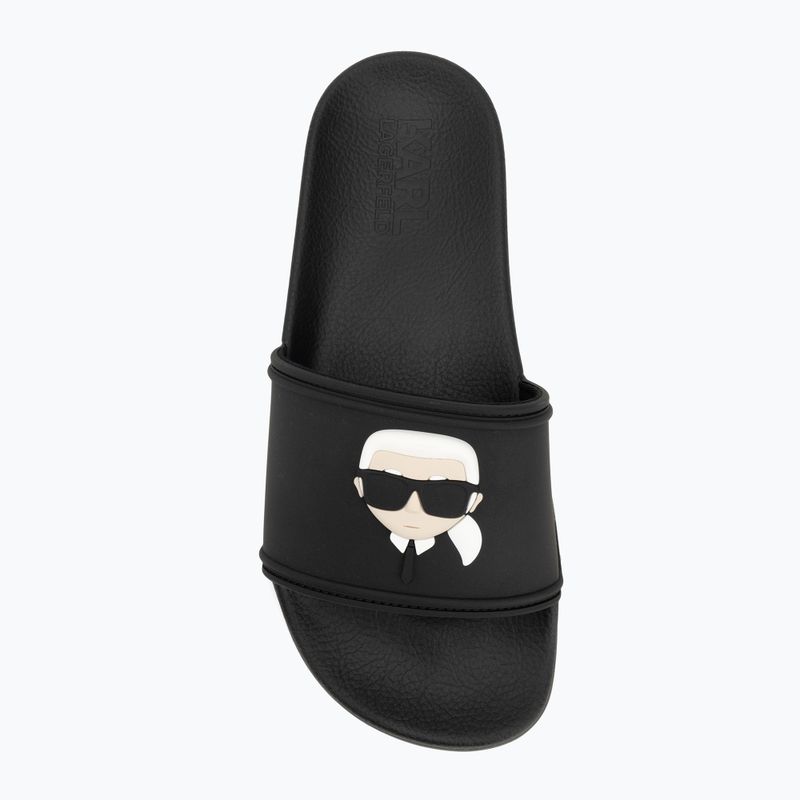 Moteriškos šlepetės KARL LAGERFELD Kondo 2.0 NFT black rubber 5