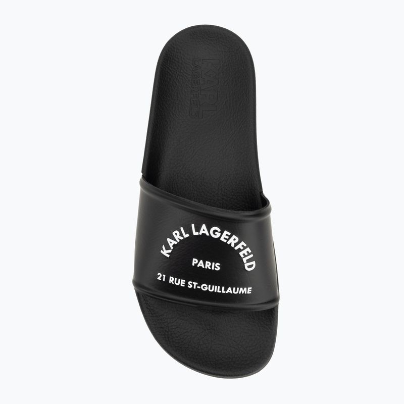 Moteriškos šlepetės KARL LAGERFELD Kondo 2.0 Maison black rubber 5