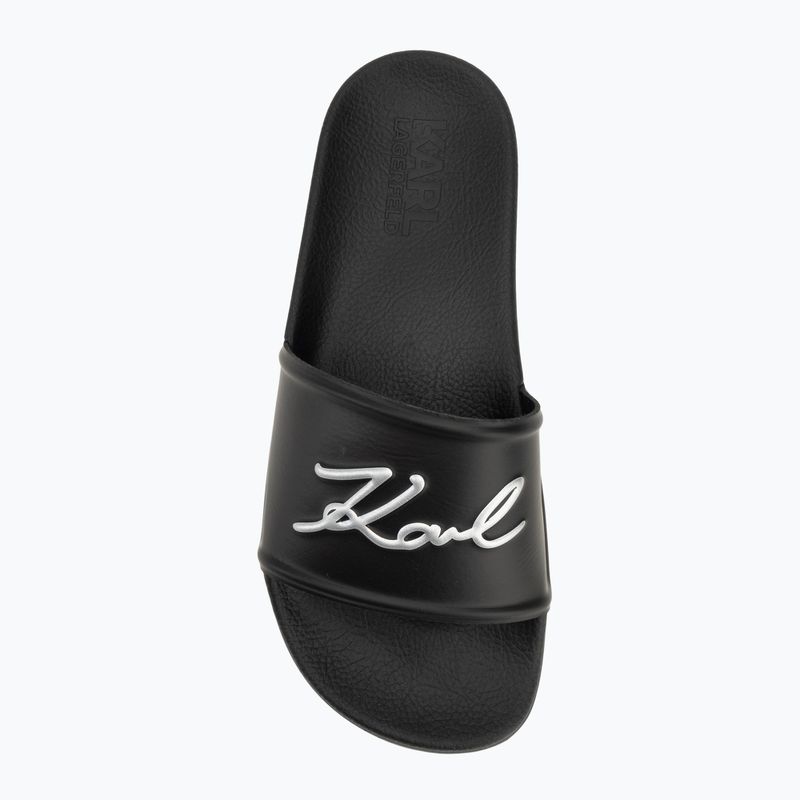 Moteriškos šlepetės KARL LAGERFELD Kondo 2.0 Signia black rubber 5