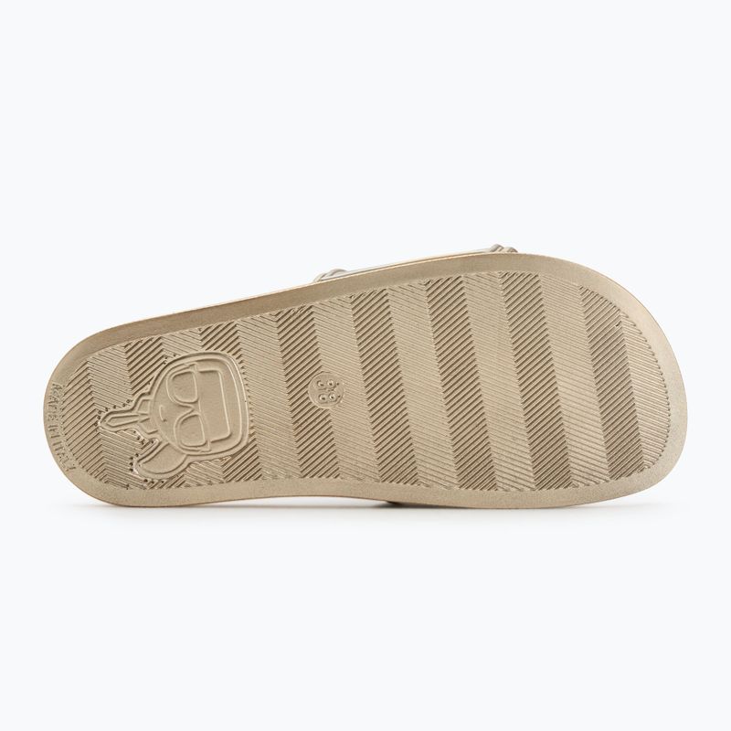 Moteriškos šlepetės KARL LAGERFELD Kondo 2.0 NFT Relief gold rubber 4