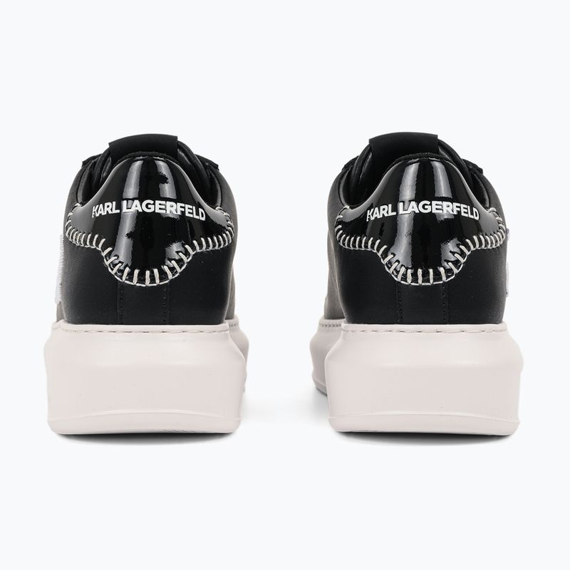 Moteriški batai KARL LAGERFELD Kapri Cornelly Signia Stitch black leather 2