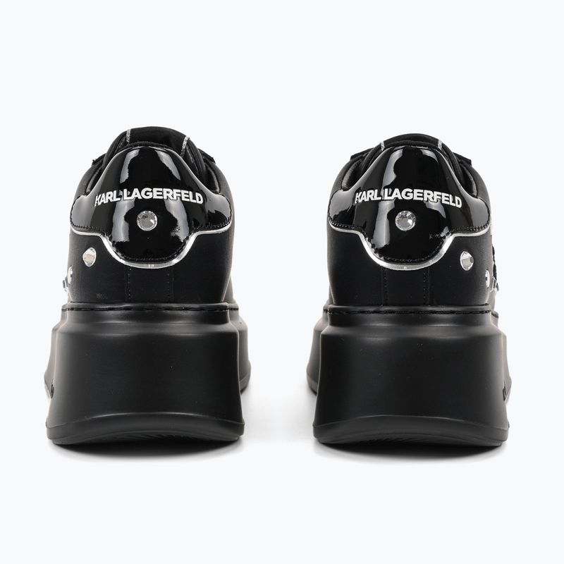 Moteriški batai KARL LAGERFELD Anakapri Autograph Studs black leather w/silver 2