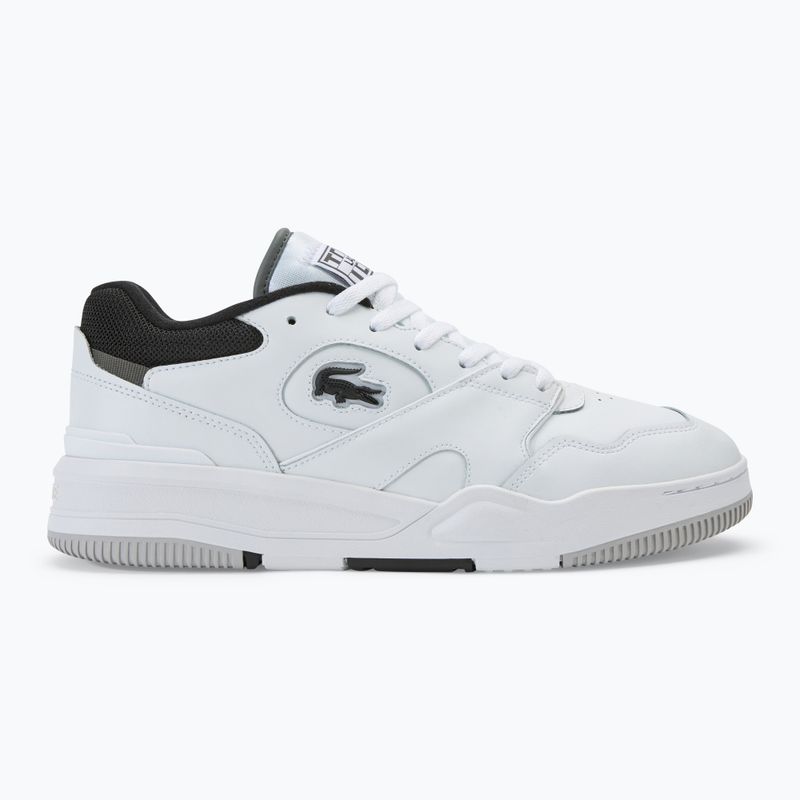 Vyriški batai Lacoste Lineshot Contrasted Collar Leather white/black 2