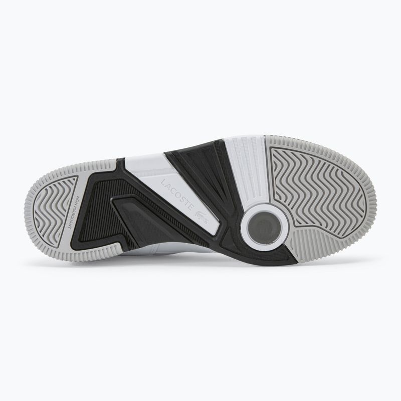 Vyriški batai Lacoste Lineshot Contrasted Collar Leather white/black 4