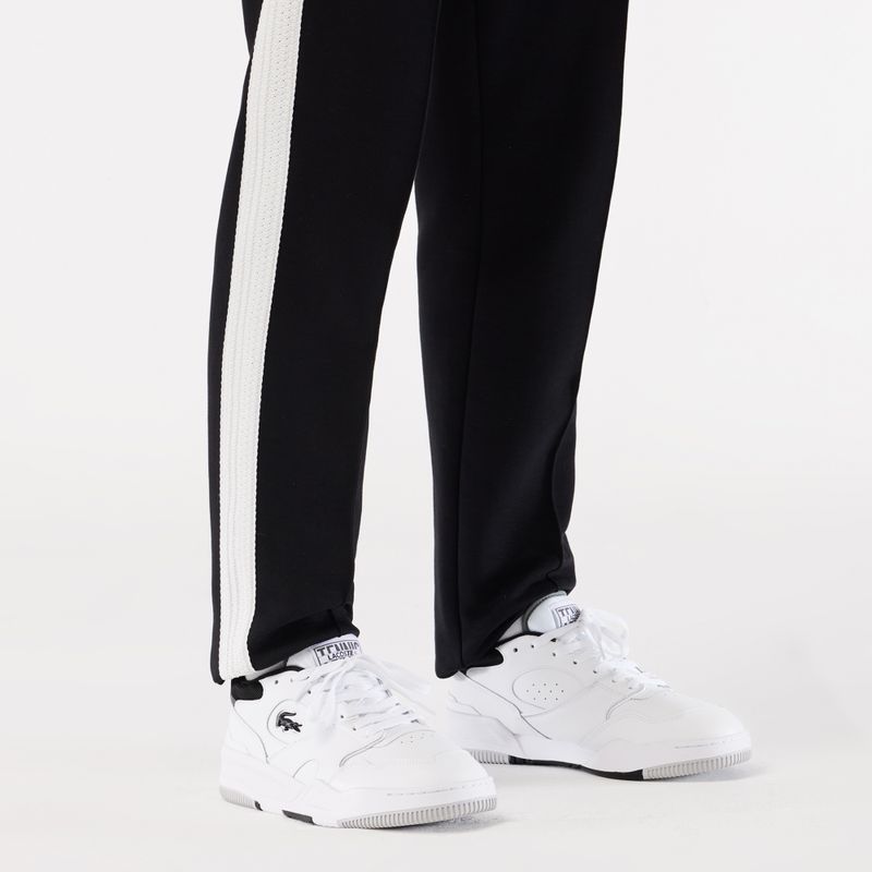Vyriški batai Lacoste Lineshot Contrasted Collar Leather white/black 14