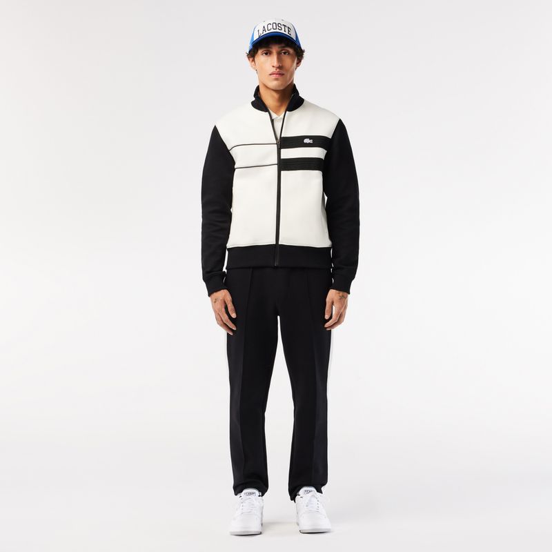 Vyriški batai Lacoste Lineshot Contrasted Collar Leather white/black 15