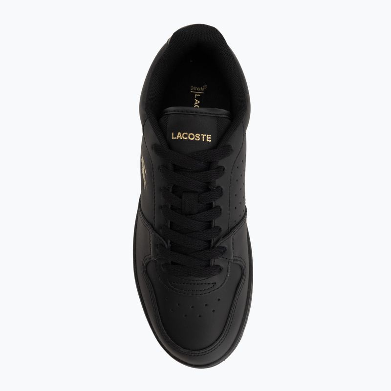 Moteriški batai Lacoste Court Ace Leather black/gold 5