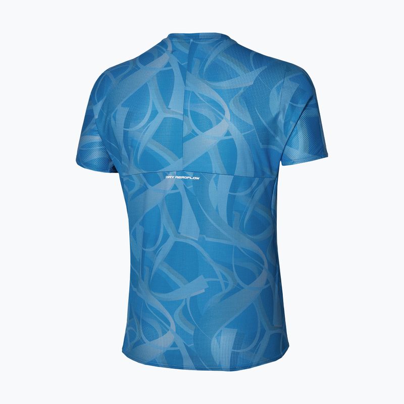 Vyriški marškinėliai Mizuno Paris Dryaeroflow Tee parisian blue 2