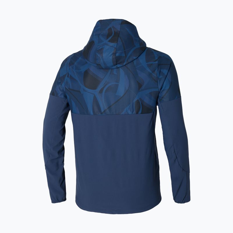 Vyriška striukė Mizuno Paris Athlete Hooded pageant blue 2