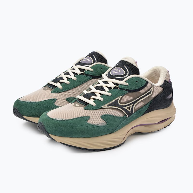 Batai Mizuno Wave Rider Βeta silver cloud/vulcan/bistro green 2