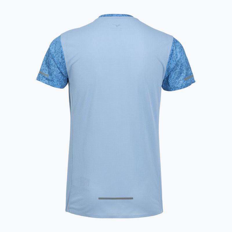 Moteriški bėgimo marškinėliai Mizuno Premium Aero Tee parisian blue 2
