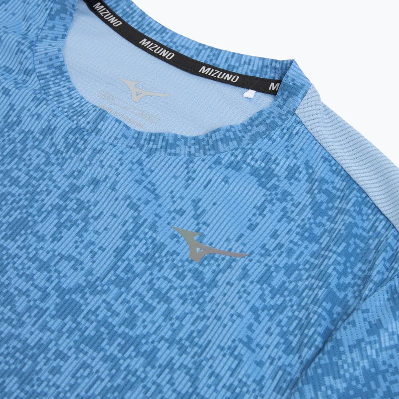 Moteriški bėgimo marškinėliai Mizuno Premium Aero Tee parisian blue 3