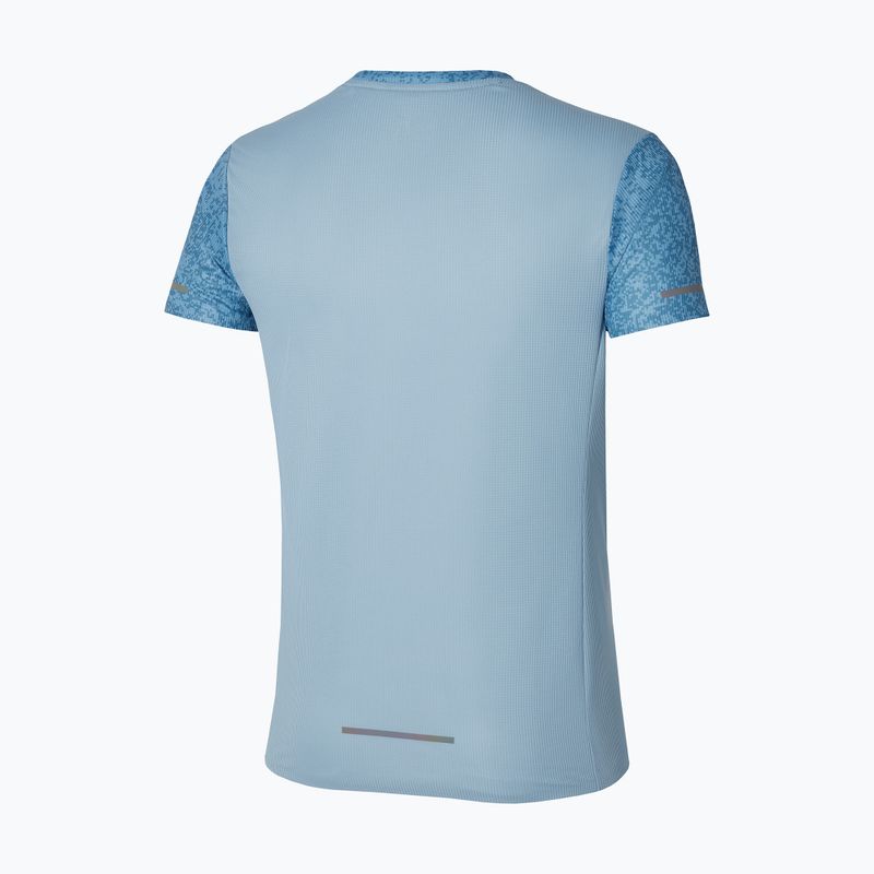 Moteriški bėgimo marškinėliai Mizuno Premium Aero Tee parisian blue 2