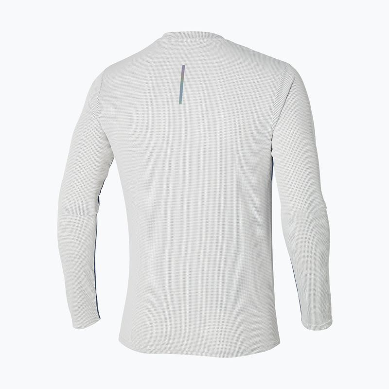 Vyriški bėgimo marškinėliai ilgomis rankovėmis Mizuno Dryaeroflow Half Zip nimbus cloud 2