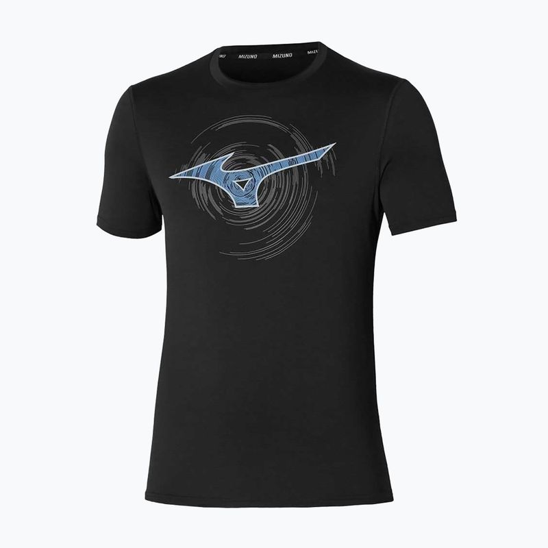 Vyriški bėgimo marškinėliai Mizuno Core RB Tee black
