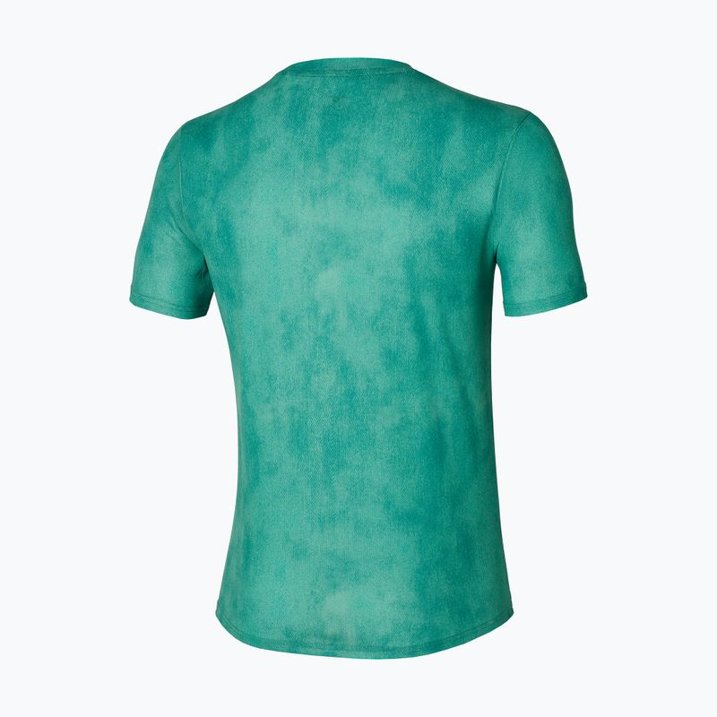 Moteriški bėgimo marškinėliai Mizuno Impulse Core Graphic Tee evergreen 2