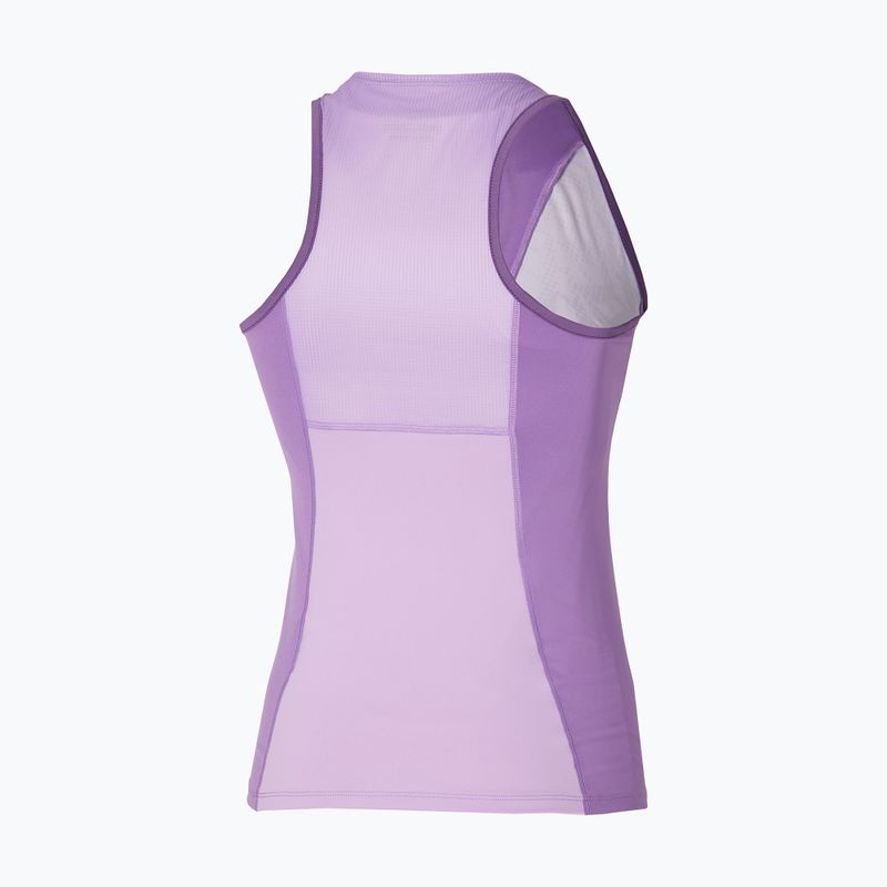 Moteriškas teniso tank topas Mizuno Mugen Printed Tank crocus petal 2