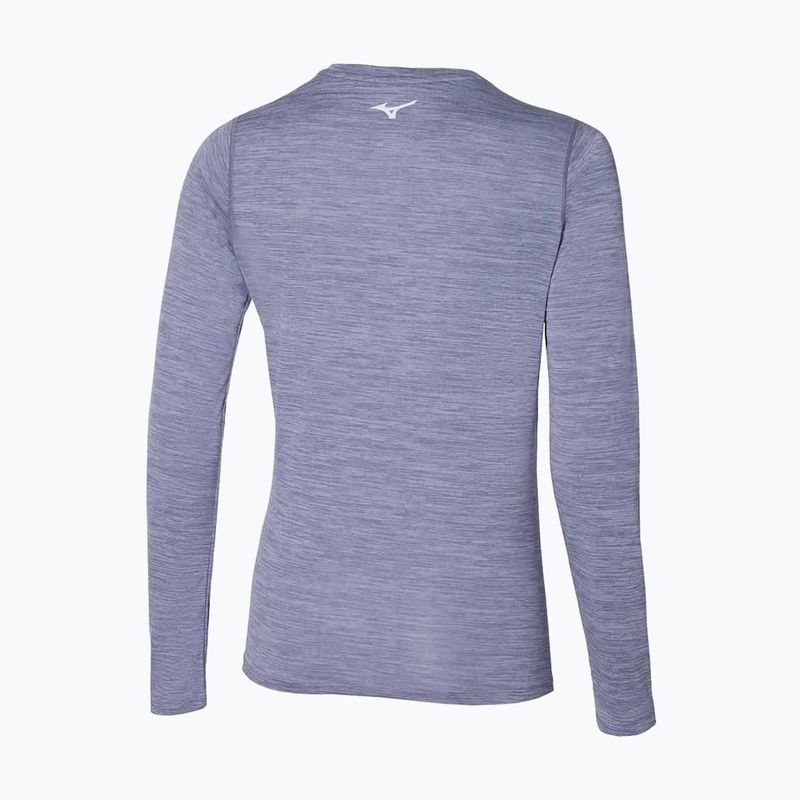Moteriški bėgimo marškinėliai ilgomis rankovėmis Mizuno Impulse Core Tee cadet 2