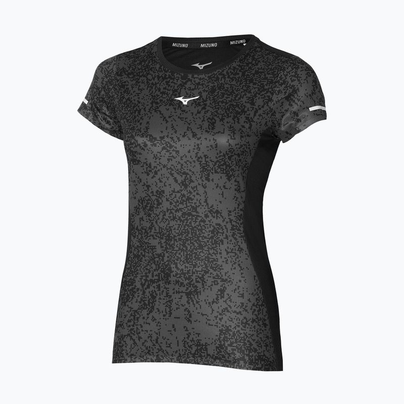 Moteriški bėgimo marškinėliai Mizuno Premium Aero Tee juodi