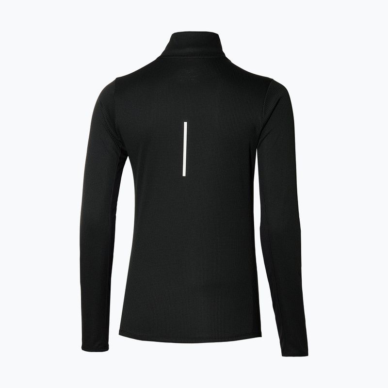 Moteriški bėgimo marškinėliai ilgomis rankovėmis Mizuno Dryaeroflow LS Half Zip black 2