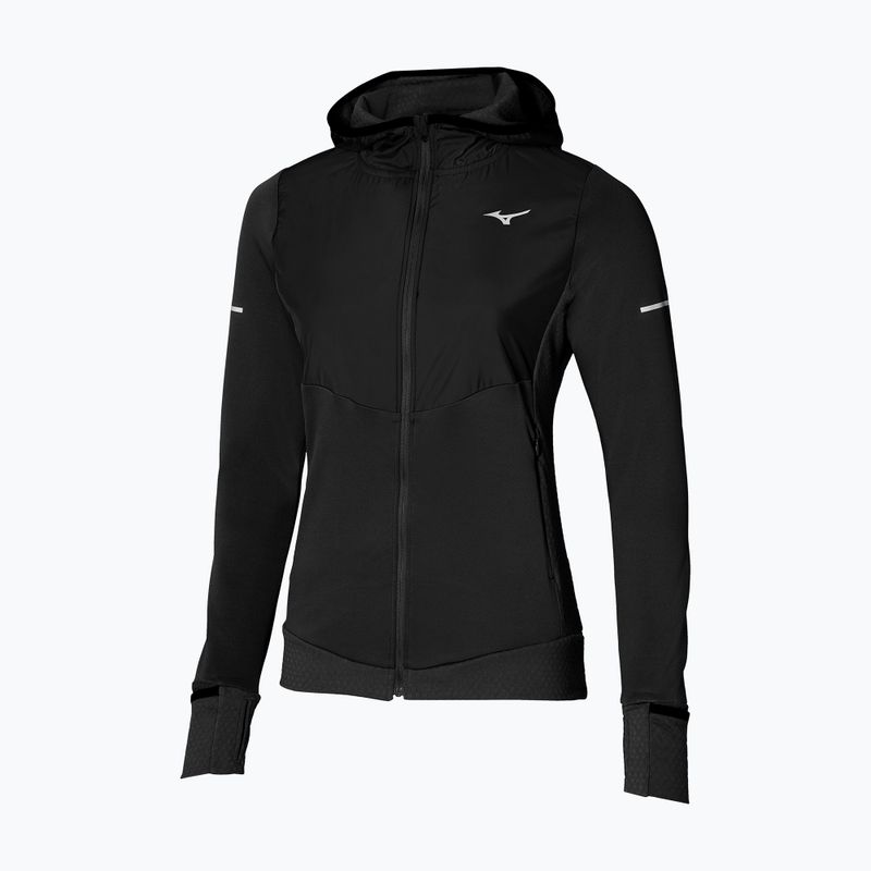 Moteriška bėgimo striukė Mizuno Warmalite Hybrid Full Zip black