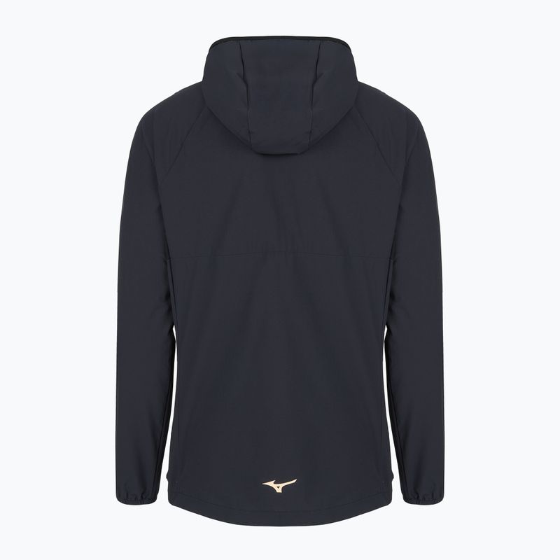 Moteriška bėgimo striukė Mizuno Alpha Jacket black 2