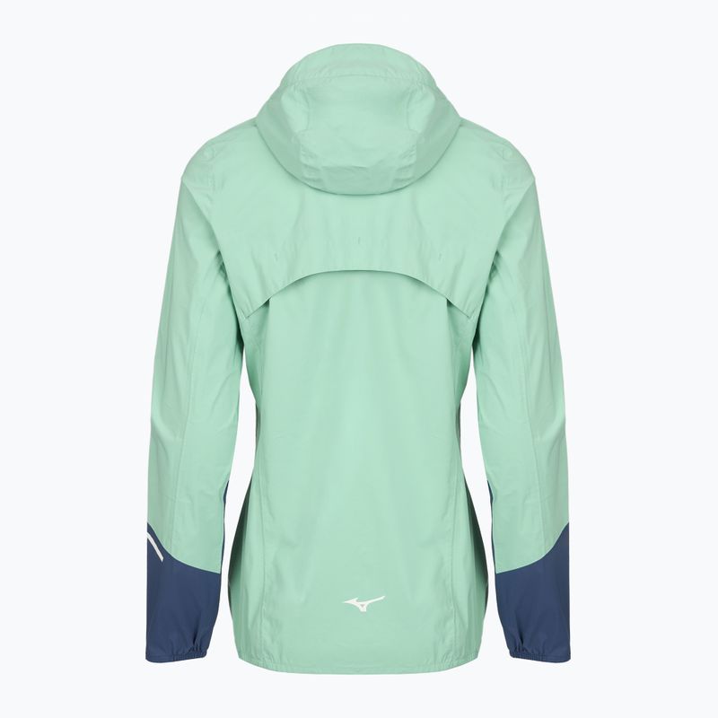 Moteriška bėgimo striukė Mizuno Waterproof 20K ER dusty jade 2