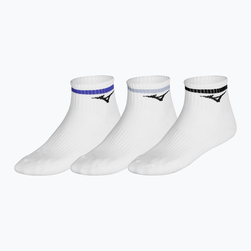Kojinės Mizuno Training Mid With Line 3 poros withe / ether / bellwether