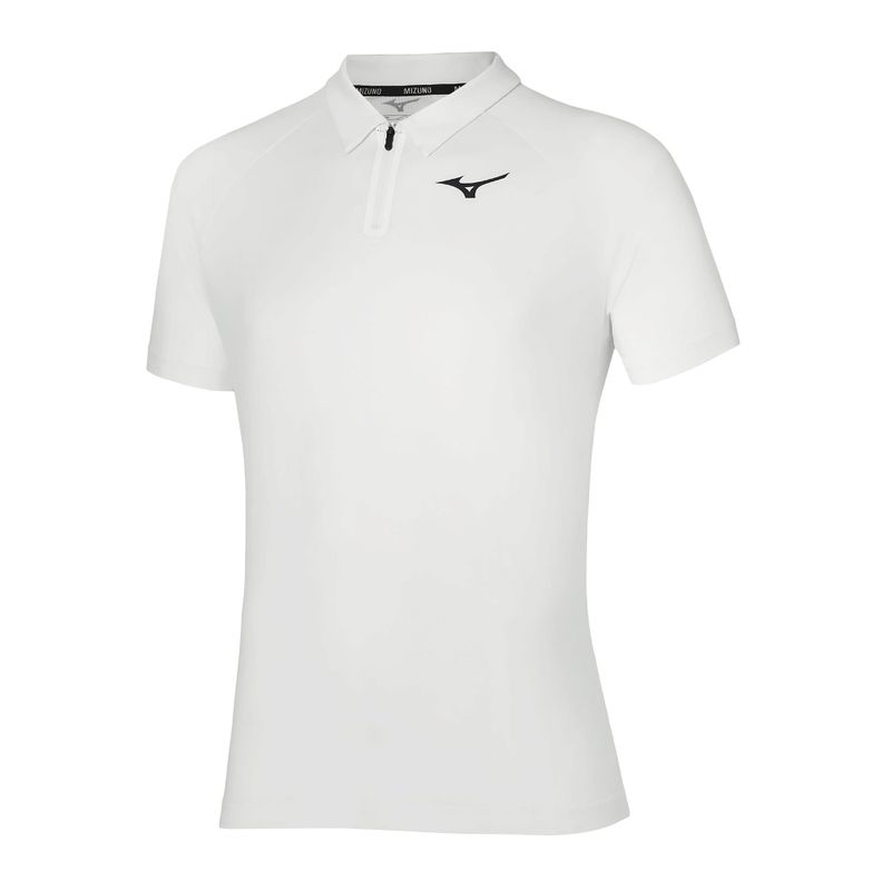 Vyriški marškinėliai Mizuno Frontier Shadow Polo white