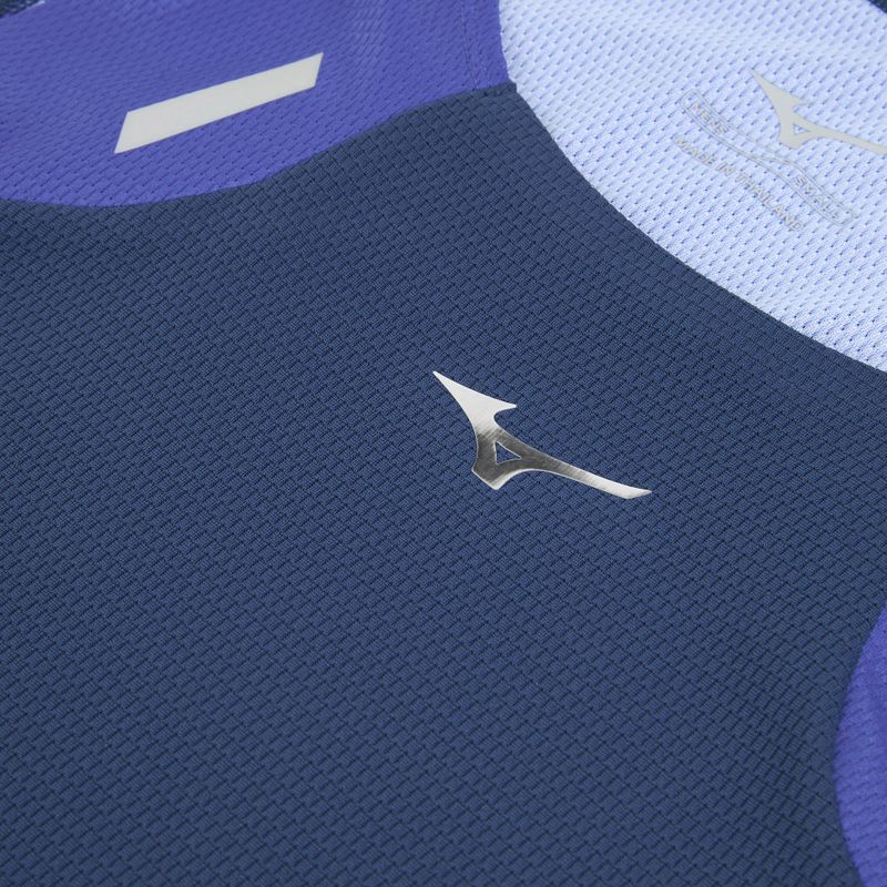 Vyriški bėgimo marškinėliai Mizuno Tech Light Tank estate blue 3