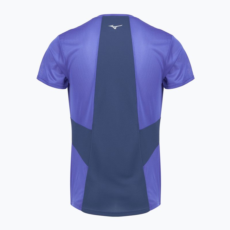 Vyriški bėgimo marškinėliai Mizuno DryAeroFlow Tee reflexblue 2