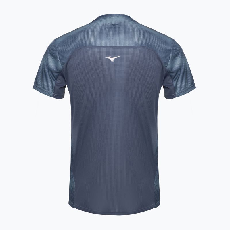 Vyriški bėgimo marškinėliai Mizuno DryAeroFlow Graphic Tee citadel 2