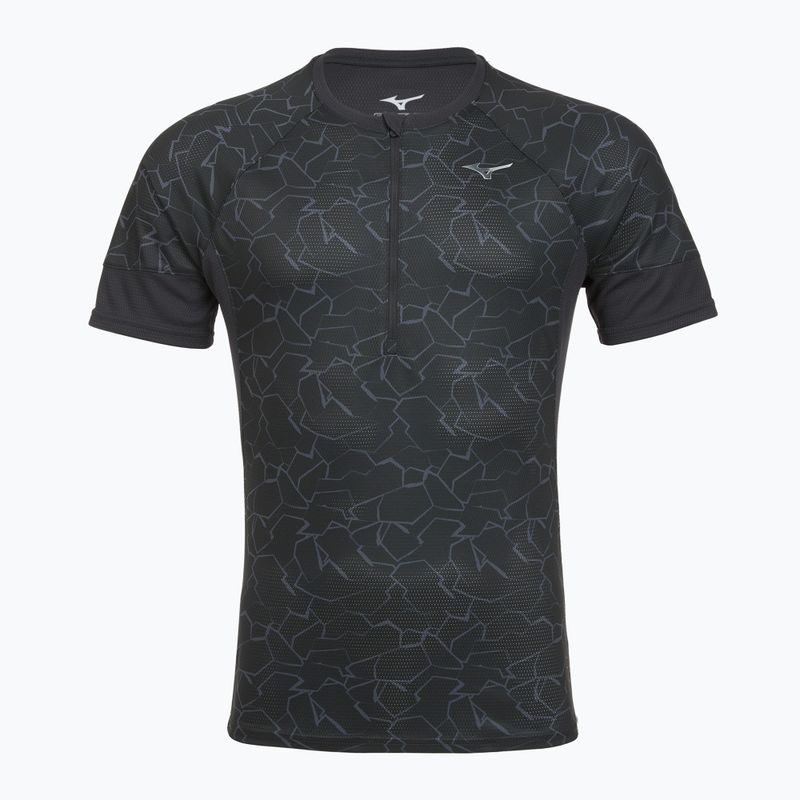 Vyriški bėgimo marškinėliai Mizuno Graphic Trail Tee black