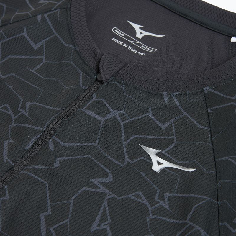 Vyriški bėgimo marškinėliai Mizuno Graphic Trail Tee black 3
