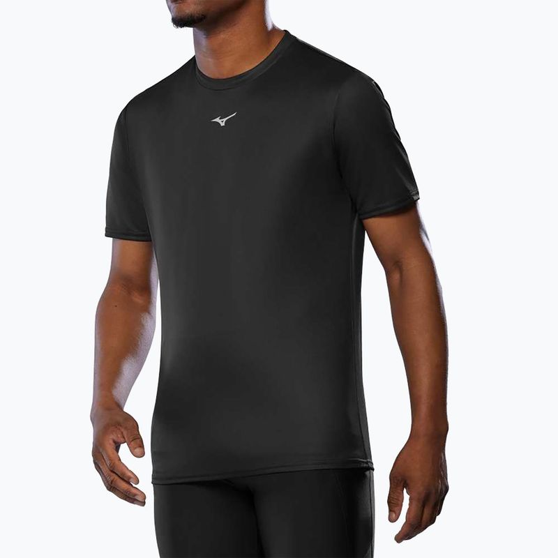 Vyriški bėgimo marškinėliai Mizuno Core Graphic Tee black oni