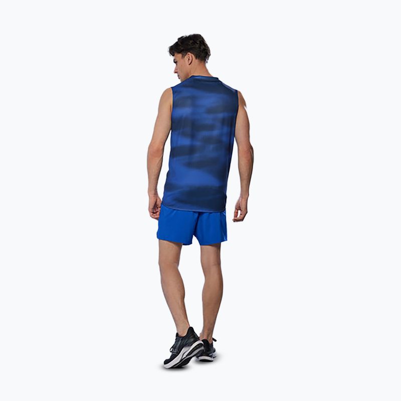 Vyriški bėgimo marškinėliai Mizuno Core Graphic Sleeveless reflex blue 4
