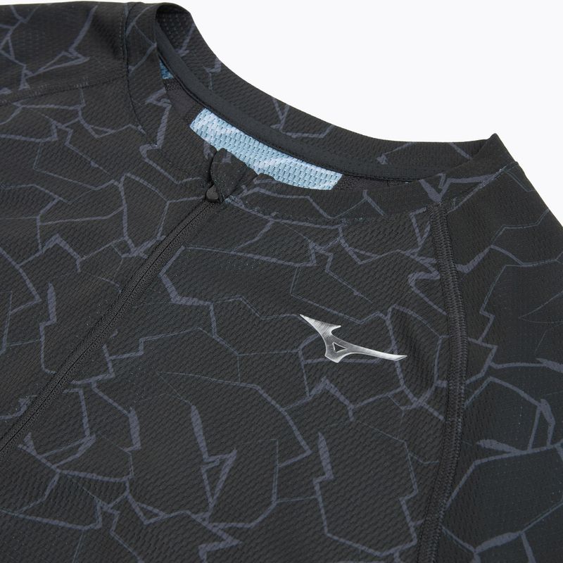 Moteriški bėgimo marškinėliai Mizuno Graphic Trail Tee black 3