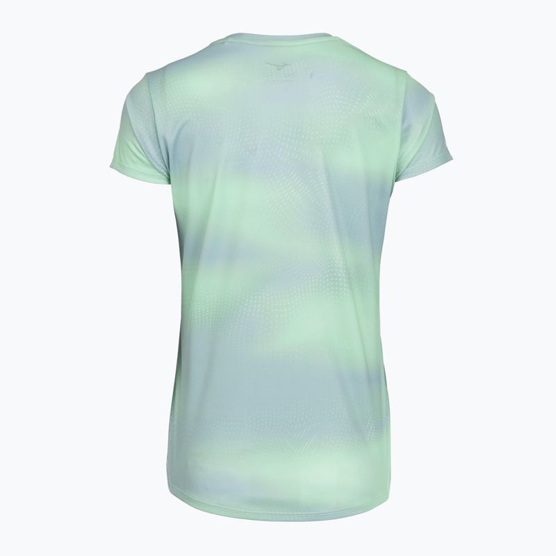 Moteriški bėgimo marškinėliai Mizuno Core Graphic Tee flash mint 2